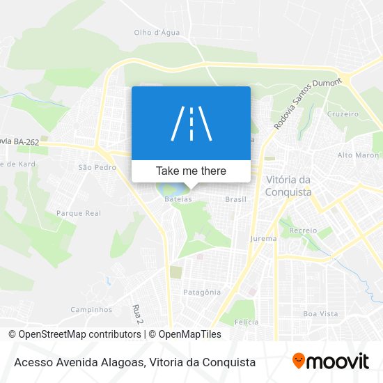 Acesso Avenida Alagoas map