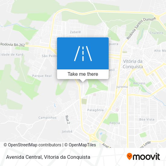 Avenida Central map