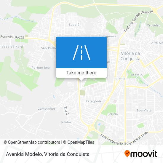 Avenida Modelo map