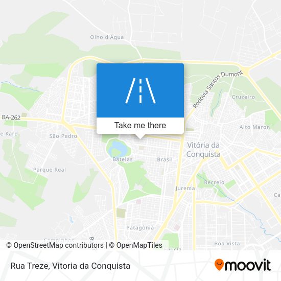 Rua Treze map