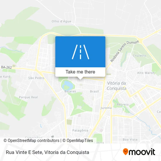 Rua Vinte E Sete map
