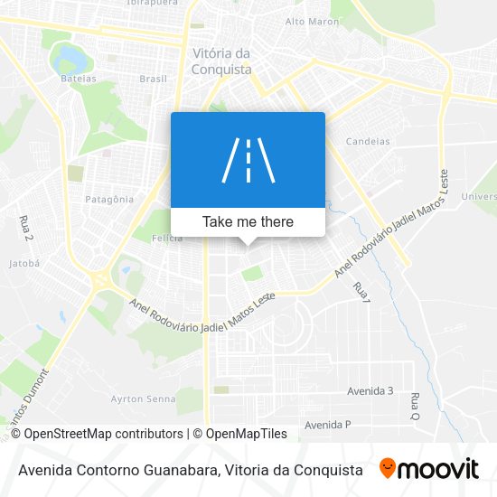 Avenida Contorno Guanabara map