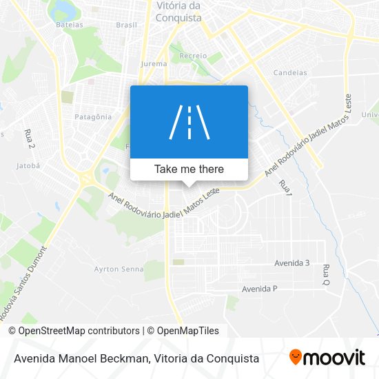 Avenida Manoel Beckman map