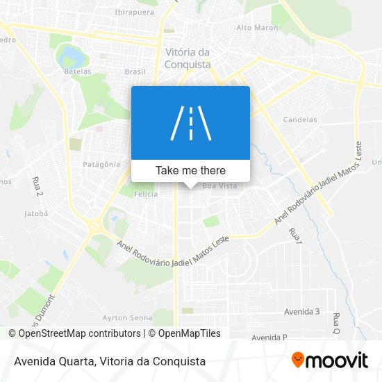 Avenida Quarta map