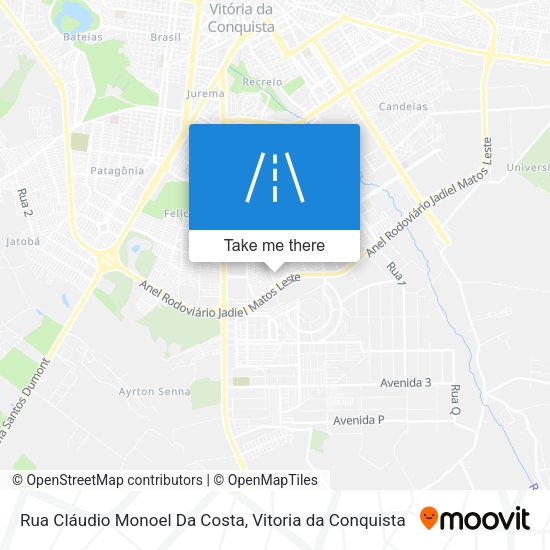 Rua Cláudio Monoel Da Costa map