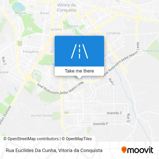 Rua Euclides Da Cunha map