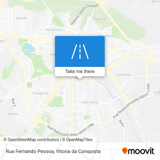 Rua Fernando Pessoa map