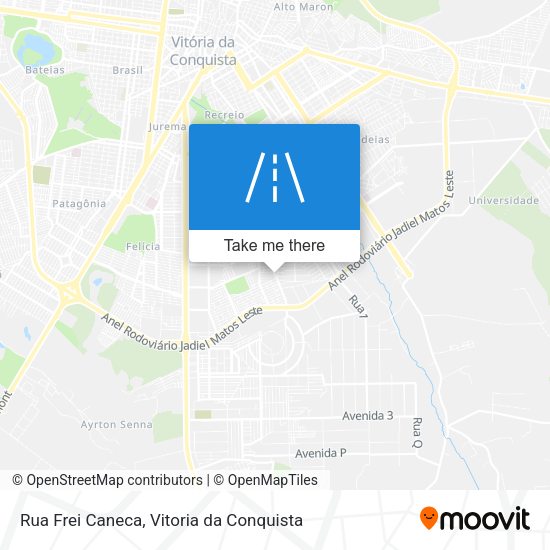 Rua Frei Caneca map