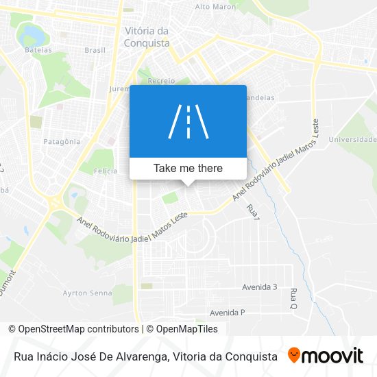 Rua Inácio José De Alvarenga map