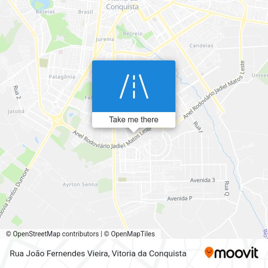 Rua João Fernendes Vieira map