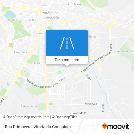Rua Primavera map