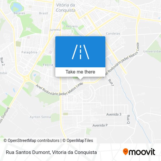 Rua Santos Dumont map
