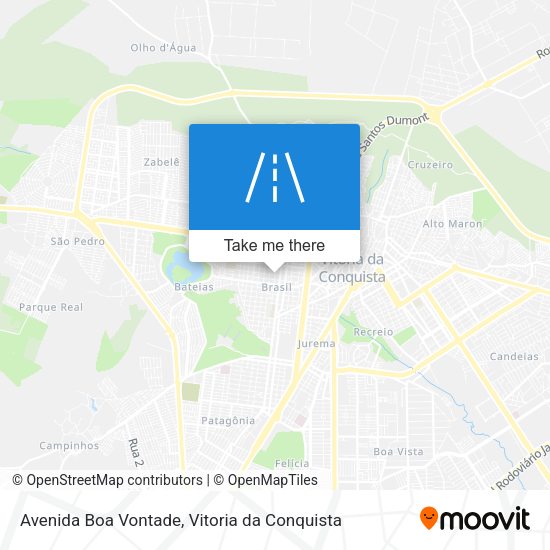 Avenida Boa Vontade map