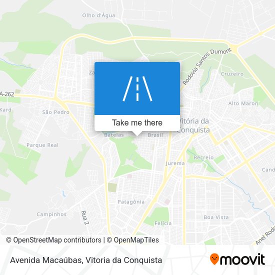 Avenida Macaúbas map