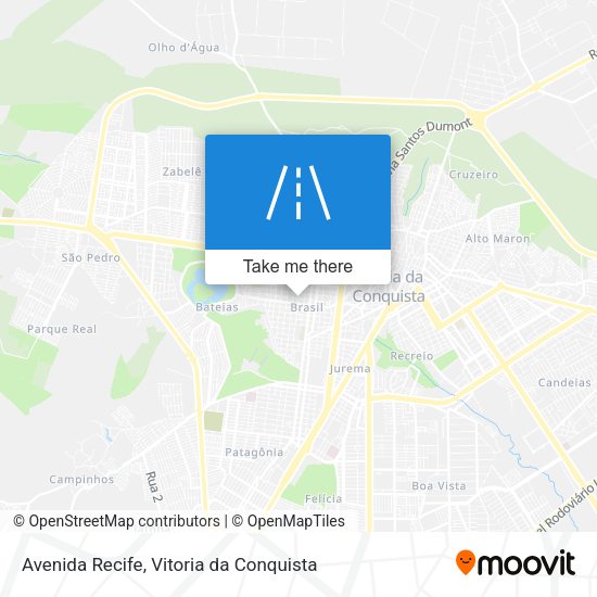 Avenida Recife map