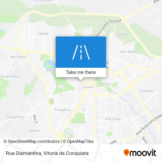 Rua Diamantina map
