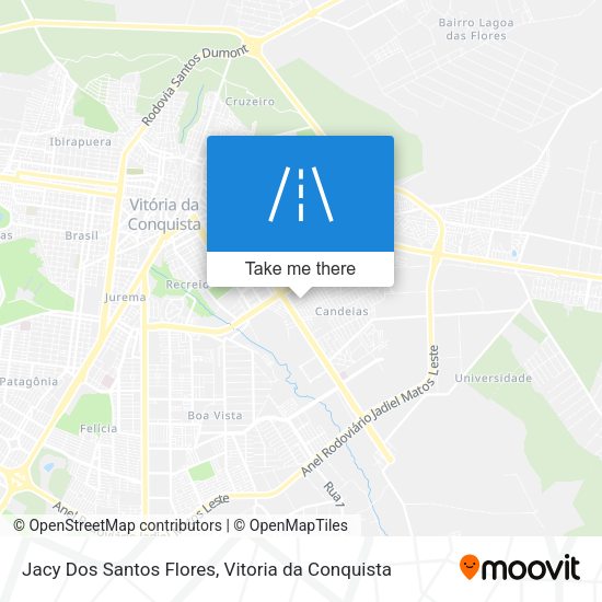 Jacy Dos Santos Flores map
