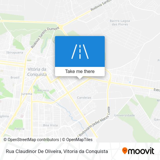 Rua Claudinor De Oliveira map