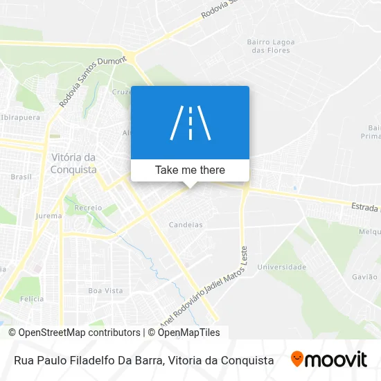 Rua Paulo Filadelfo Da Barra map