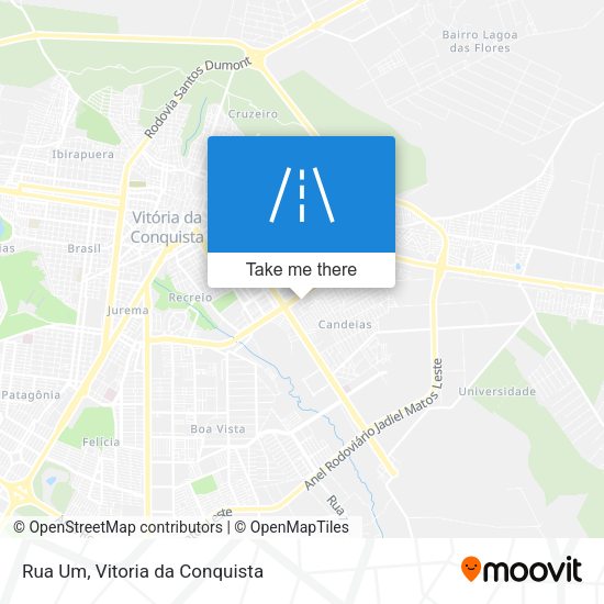 Rua Um map