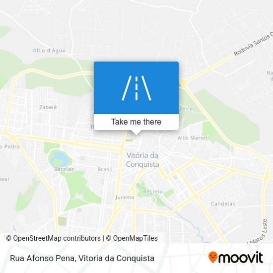 Rua Afonso Pena map
