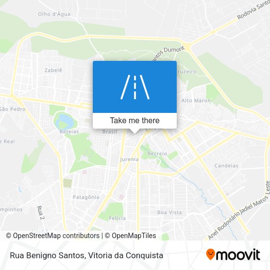 Rua Benigno Santos map