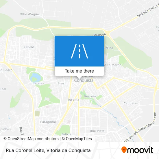 Rua Coronel Leite map