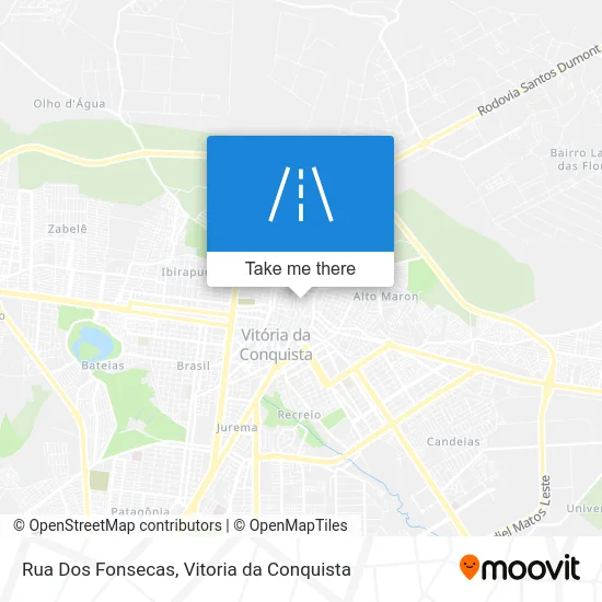 Rua Dos Fonsecas map