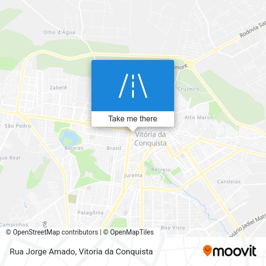 Rua Jorge Amado map