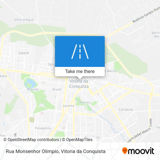 Rua Monsenhor Olímpio map