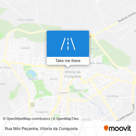 Rua Nilo Peçanha map