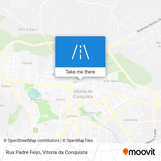 Rua Padre Feijo map