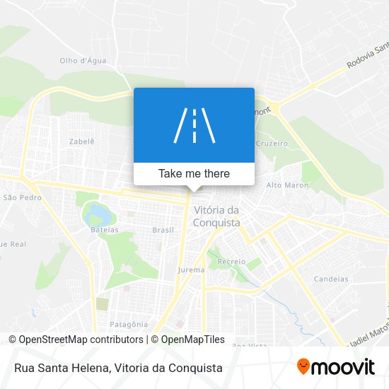 Rua Santa Helena map