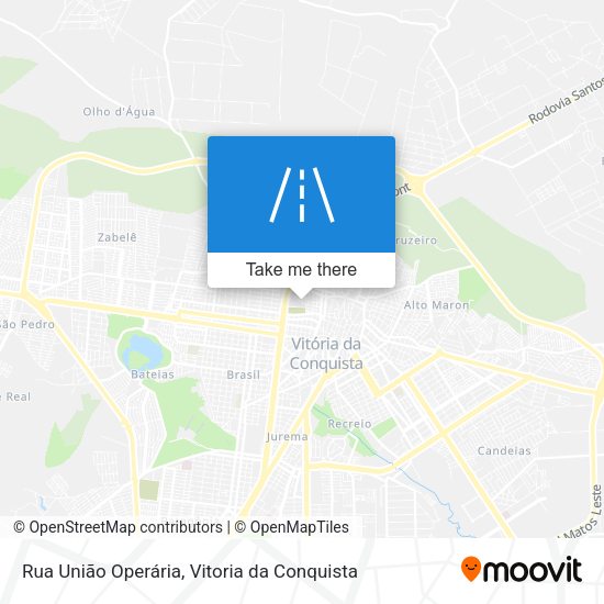Rua União Operária map