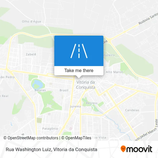Rua Washington Luiz map