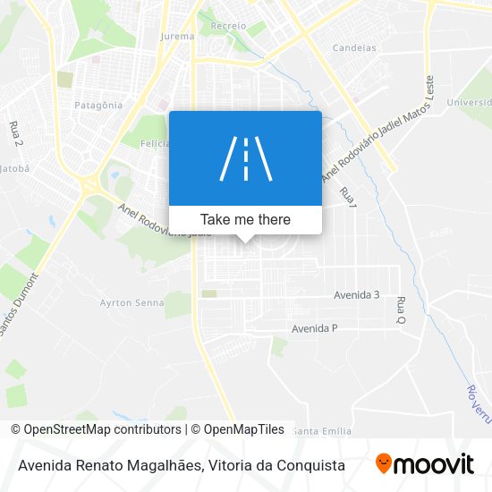 Avenida Renato Magalhães map
