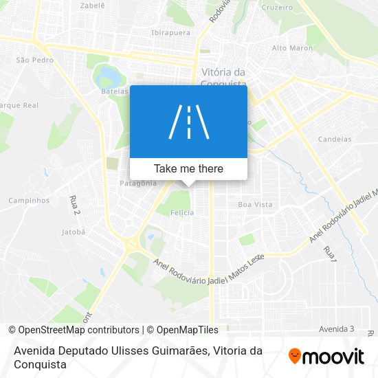 Avenida Deputado Ulisses Guimarães map