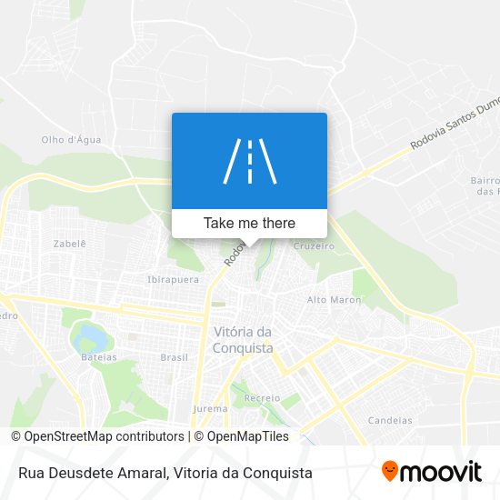 Rua Deusdete Amaral map