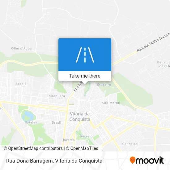 Rua Dona Barragem map