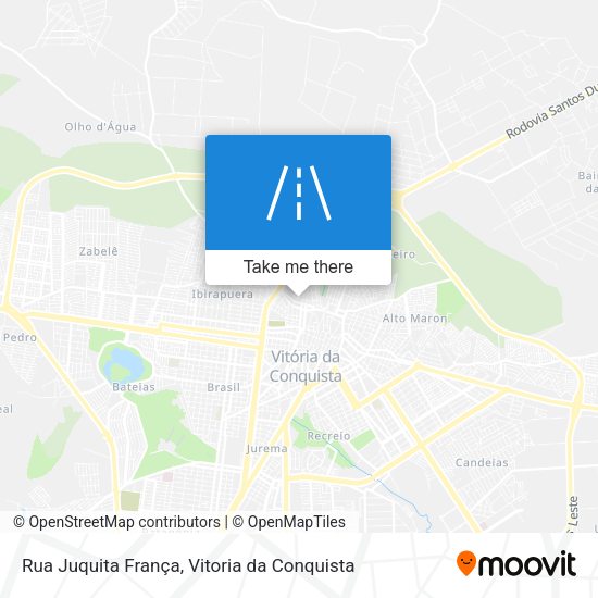 Rua Juquita França map