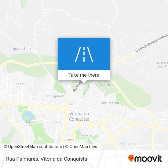 Rua Palmares map