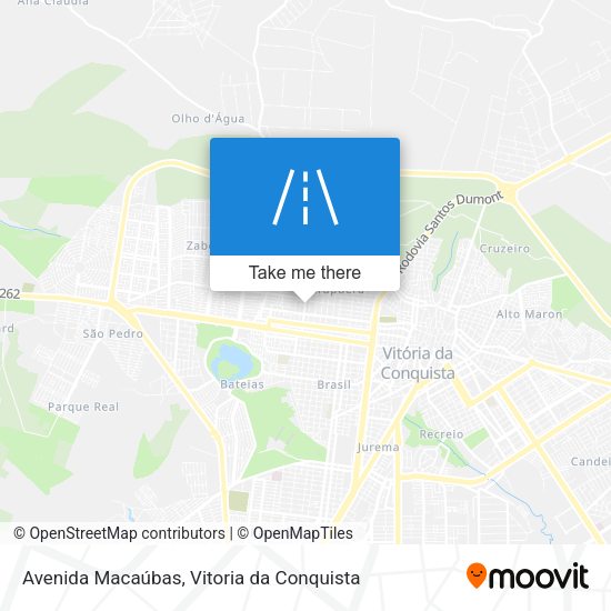 Avenida Macaúbas map
