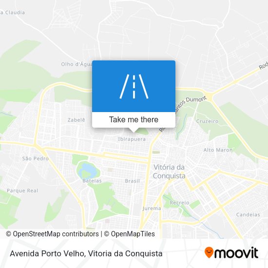 Avenida Porto Velho map