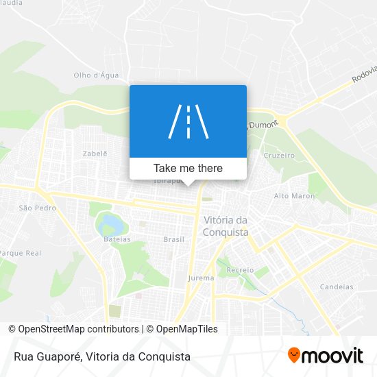 Rua Guaporé map