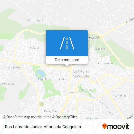 Rua Lomanto Júnior map