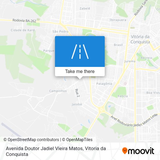 Avenida Doutor Jadiel Vieira Matos map