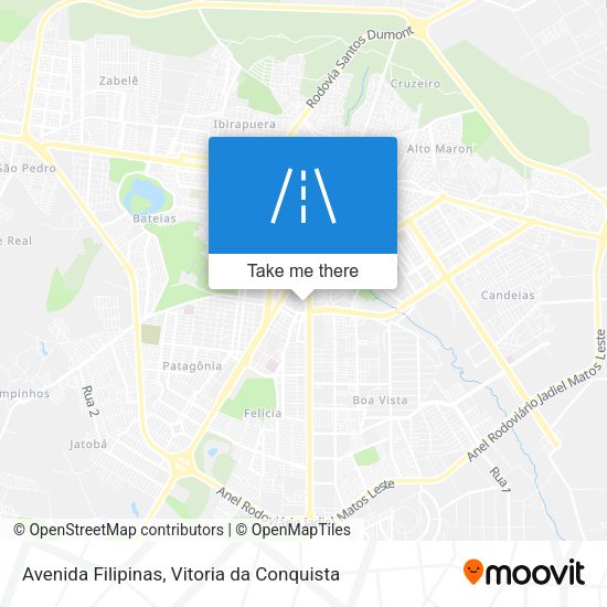 Avenida Filipinas map