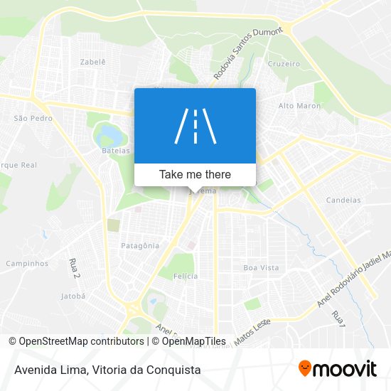 Avenida Lima map