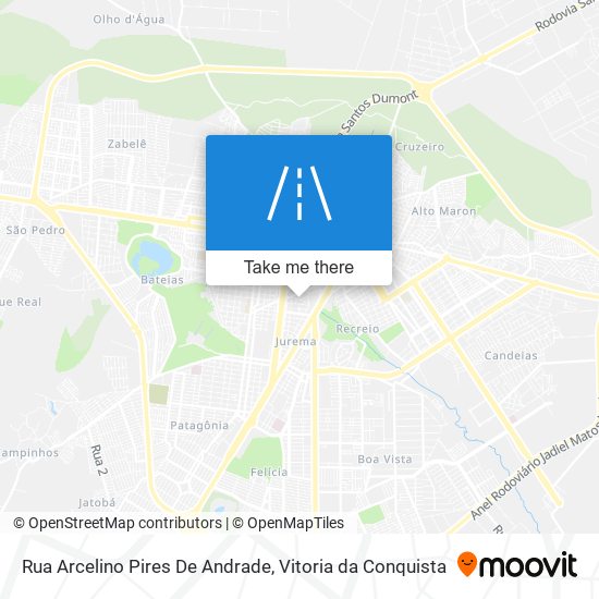 Mapa Rua Arcelino Pires De Andrade