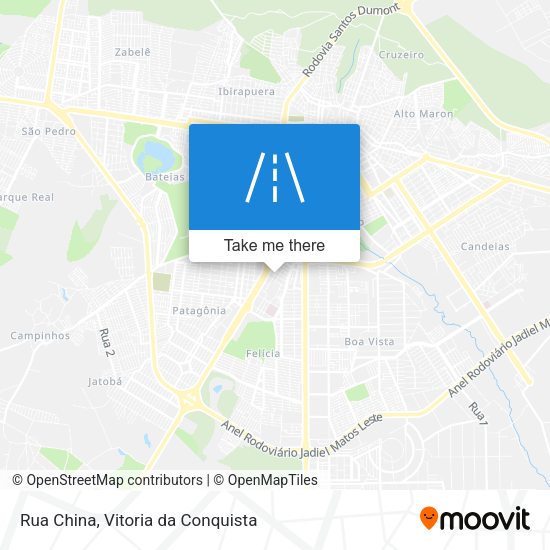 Rua China map